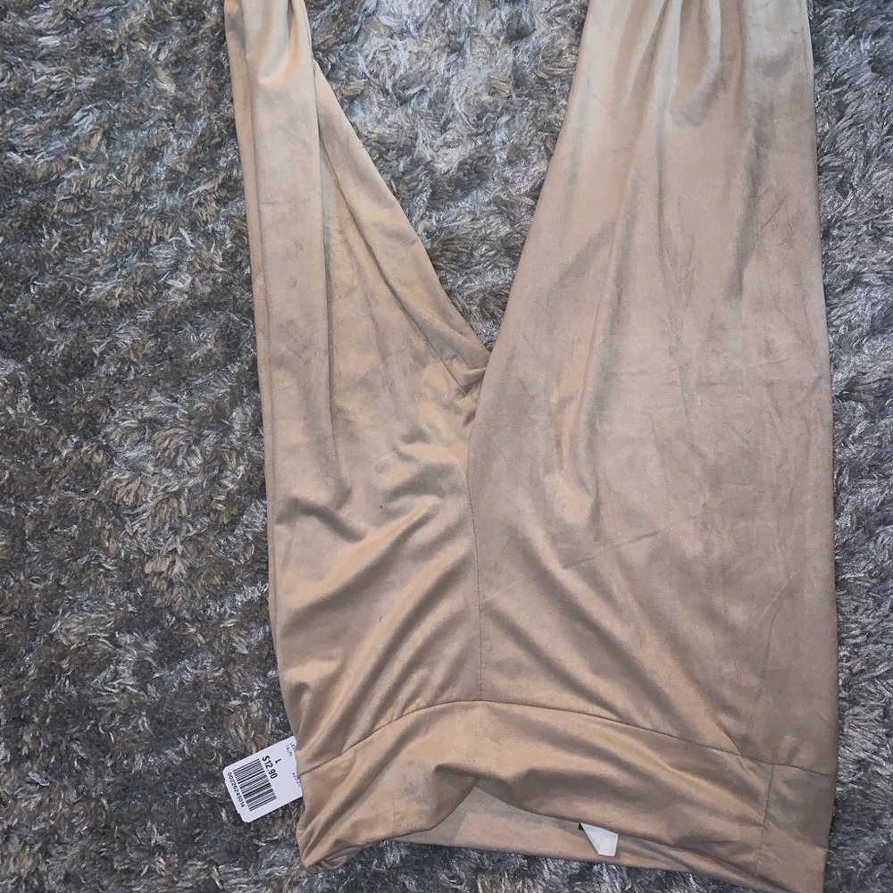Beige leggings